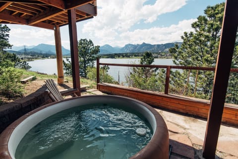 Hot Tub on lower patio