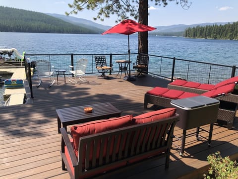 Waterfront deck! Our favorite place