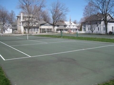 Tennis Courts and Basketball Courts