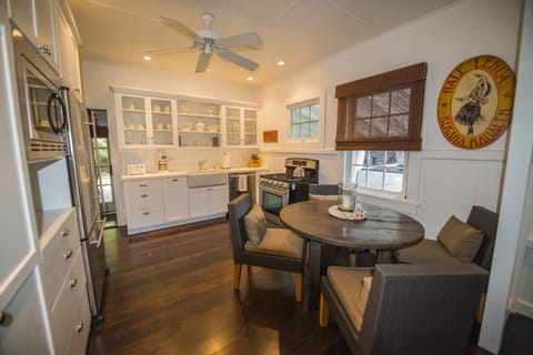 Chef's kitchen with full size appliances, and abundant cabinetry