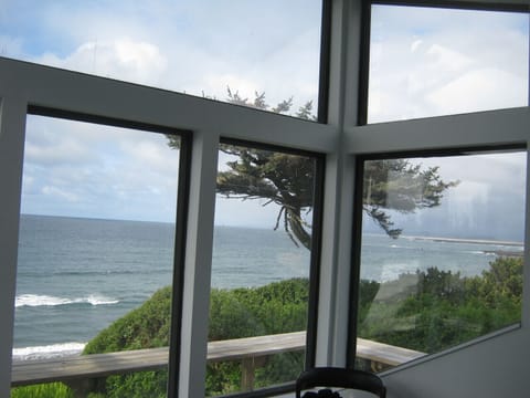 View from upstairs bedroom