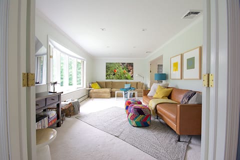Kick your shoes off and relax as you step into the living room!