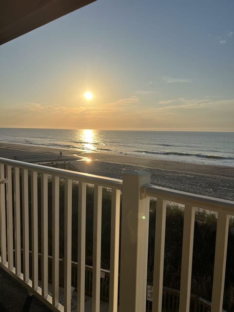 Sunrise from our balcony