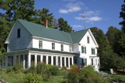Gardens surround the inn - whole left hand side is the apartment.
