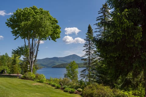 The gorgeous view just below our condo and above the flower gardens and marina!