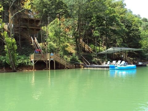 view of house from the water 
