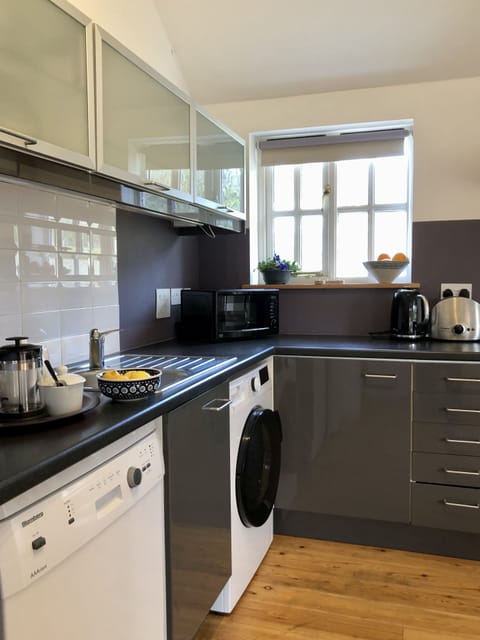 Well equipped kitchen area