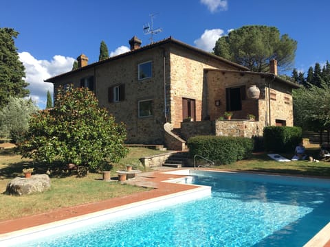 Exterior view with pool