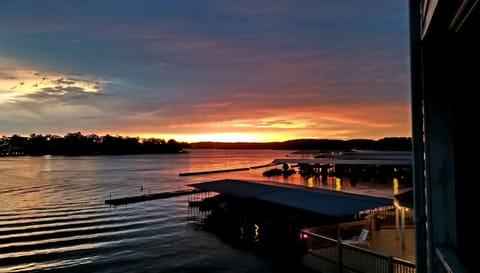 Sunset view from back deck.