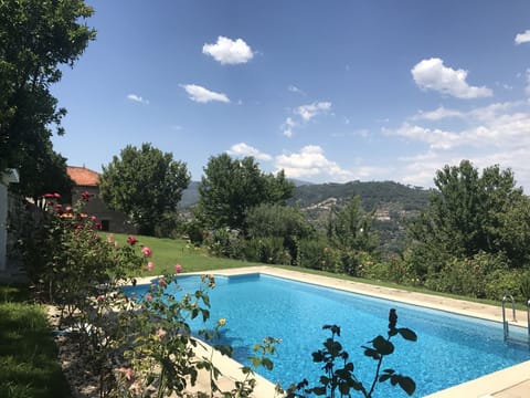 View from poolhouse