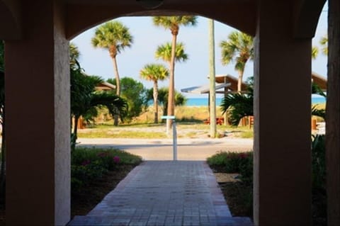 The beach is so close