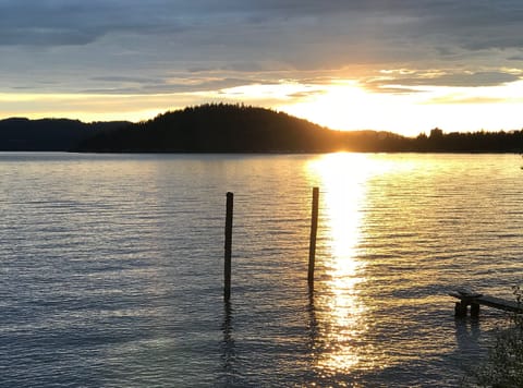 Picture of Lake Coeur d'Alene.  This is not a view from our unit. 