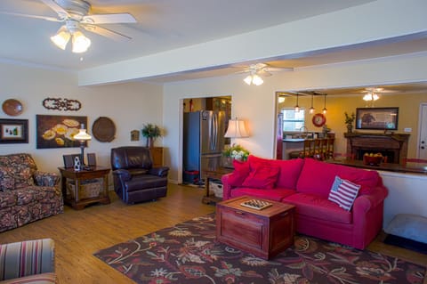 Downstairs living area