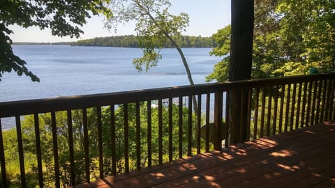 Lake view from deck, looking south