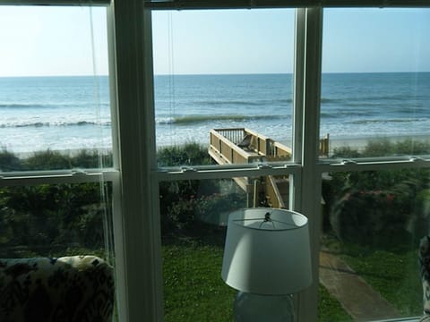 Beach view from the 1BR unit.