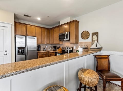 Lots of counter space and bar seating