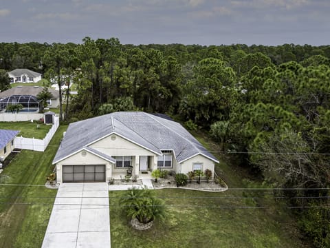 Aero views of house