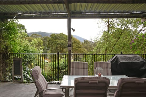 BBQ Area looking towards Mt Dandenong