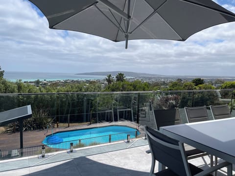 Stunning views of Port Phillip Bay from spacious balcony