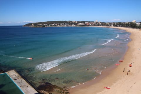 A perfect beach day (balcony shot) 