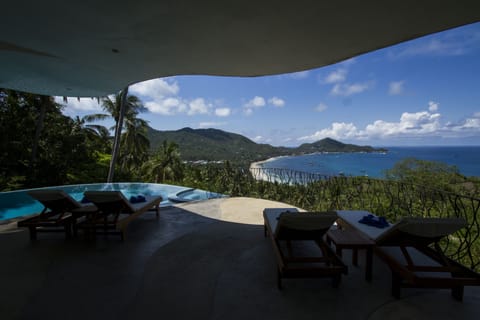 The "Orchid" villa deck and view...