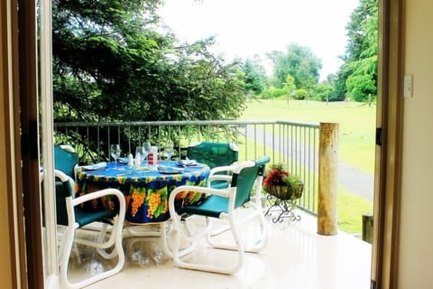 Sunny Deck with a view over the Paddocks