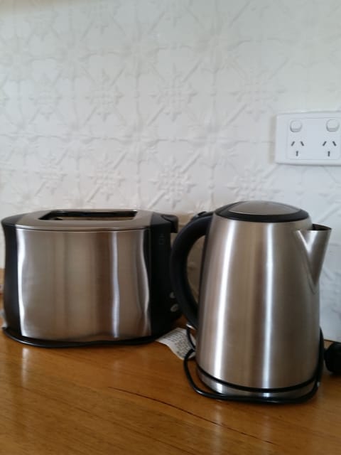 Coffee, tea, bread, bacon and eggs included.