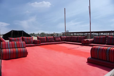 Elevated seating area