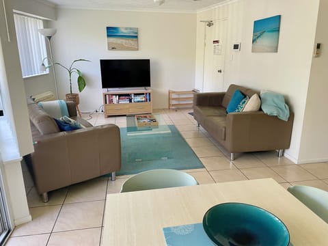 View from dining towards lounge area.