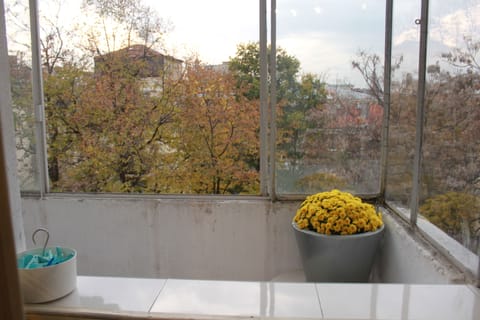 One of the balconies