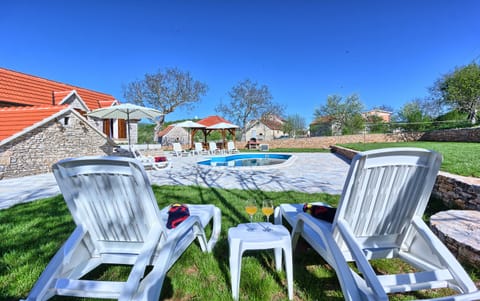 Swimming pool and garden