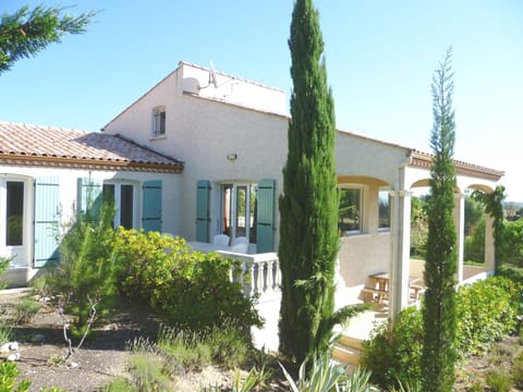 Villa view from southwest