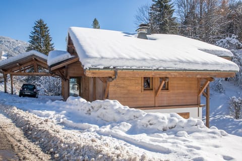 the chalet in winter