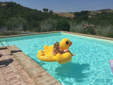 Getting the kids out of the pool will be a challenge 