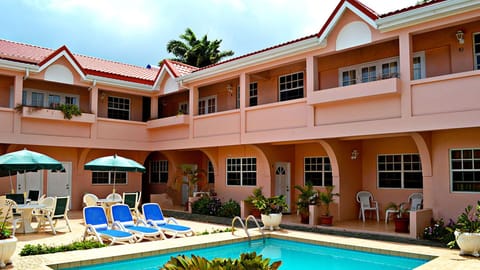 Pool side  situated in the central area of complex