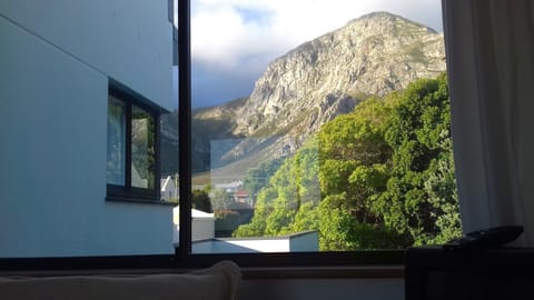 Top lounge looking out towards the mountain.