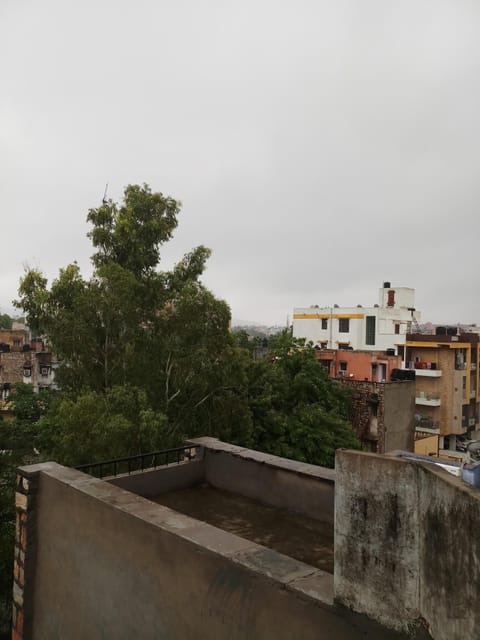 View from terrace on a Rainy day