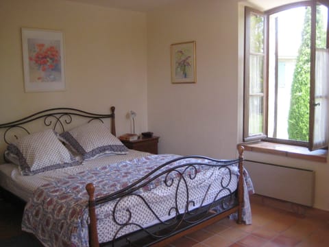 The master bedroom - plenty of light