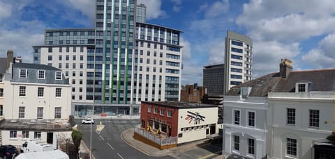 View from the roof terrace looking out towards the city (North aspect)