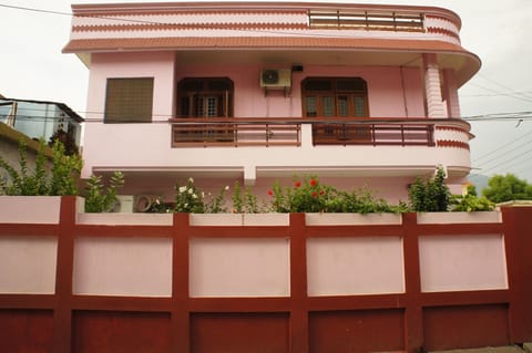 Front view of the building from the main road