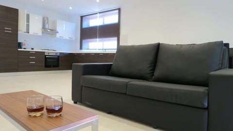 Kitchen and living area