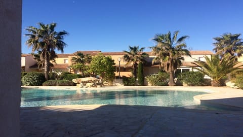 Swimming pool and garden