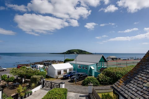 View of Looe Island from the balcony