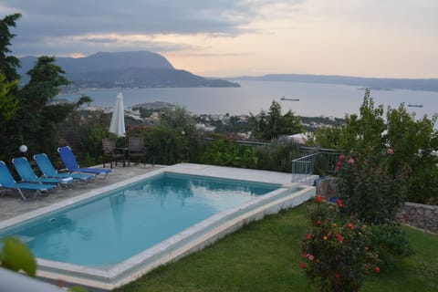 Bay View by the swimming pool