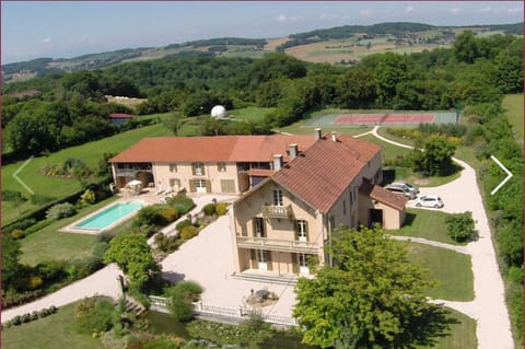 Main house and gite (by pool)