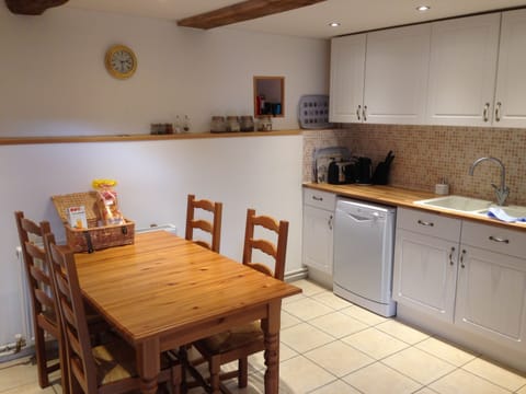 Kitchen and dining area