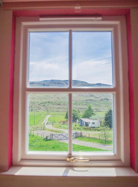 beautiful view from the master bedroom window