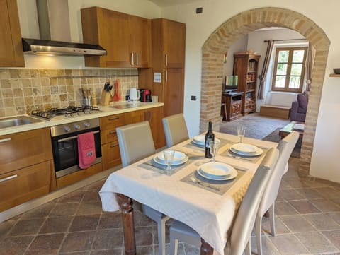 Kitchen Diner with archway to lounge