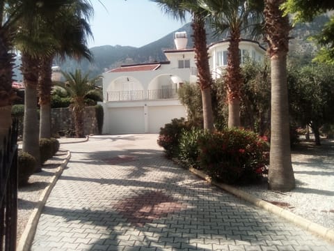 Entrance to villa