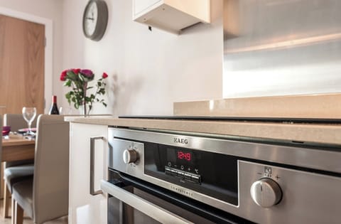 All shiny modern appliances